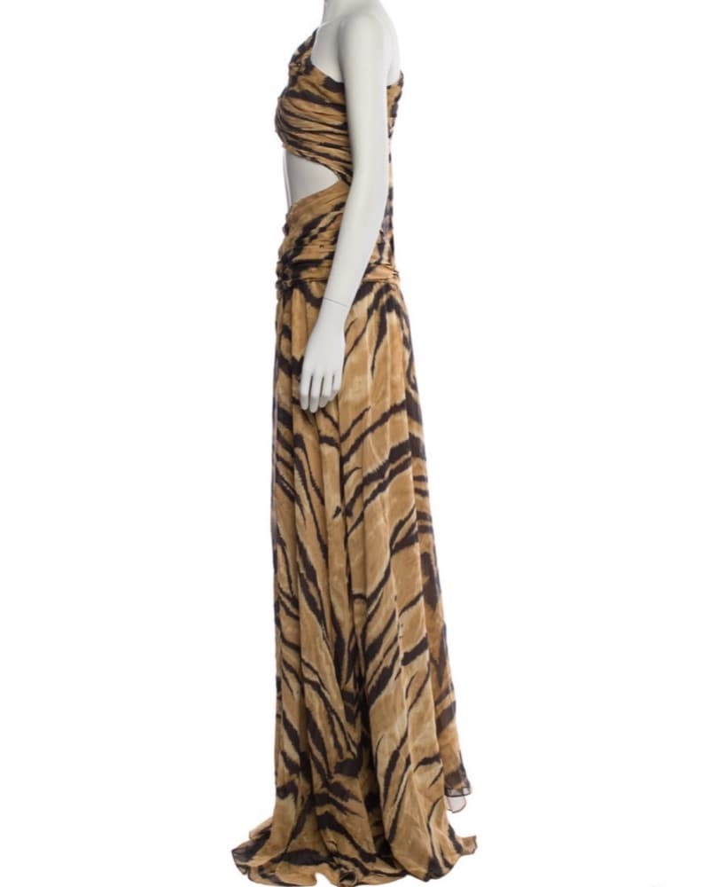 Ronny Kobo Animal Print Gown  - Image 4