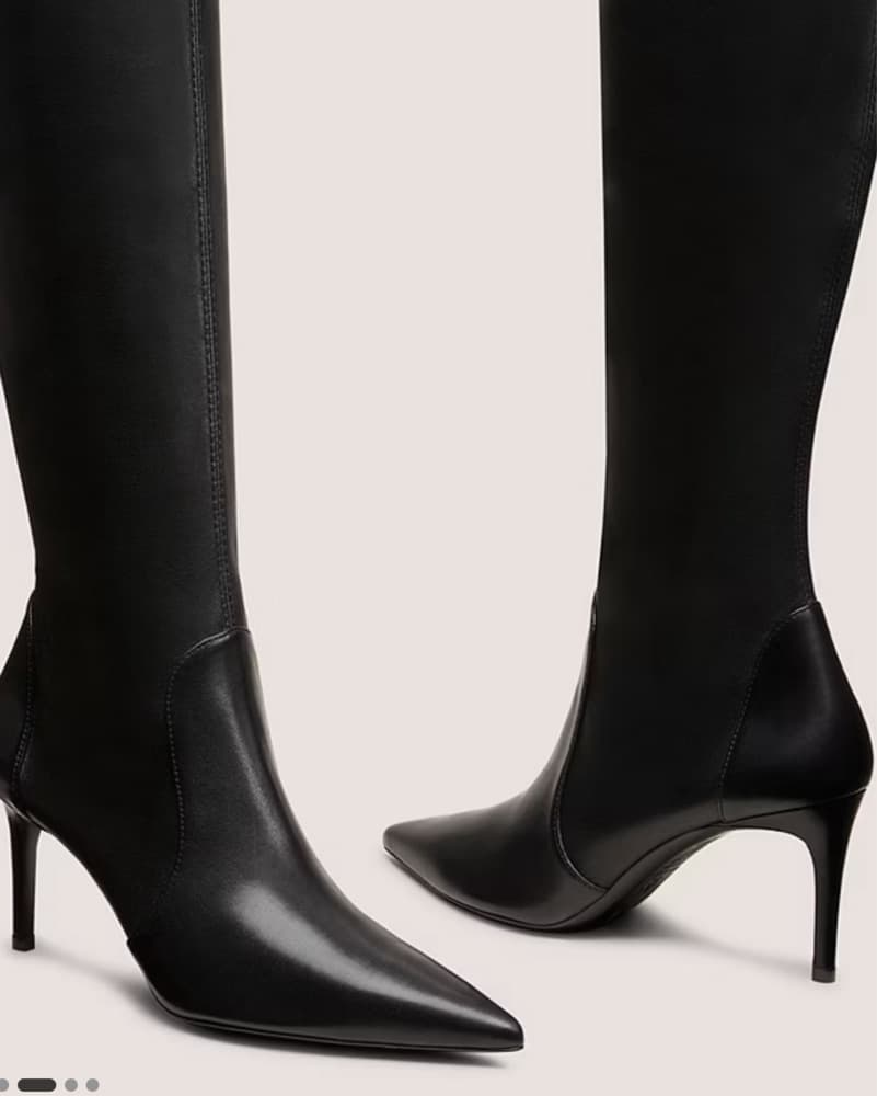 Stuart Weitzman Leather Knee High Boots - Image 3