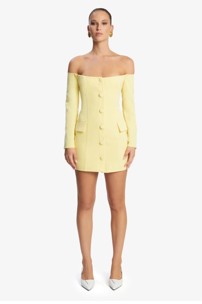 Bardot Iria Button Up Mini Dress - Image 1