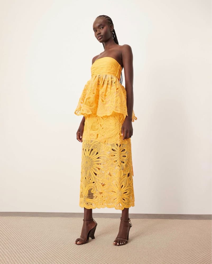 ARRANGE Floral Cornelli Matching Set in Mandarin Yellow - Image 5