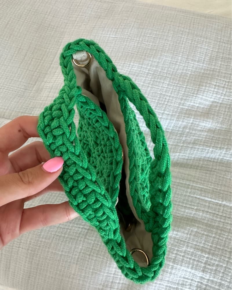 Green Crochet Purse - Image 2