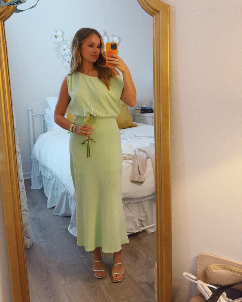 Chic Pastel Summer Midi Dress - Image 1