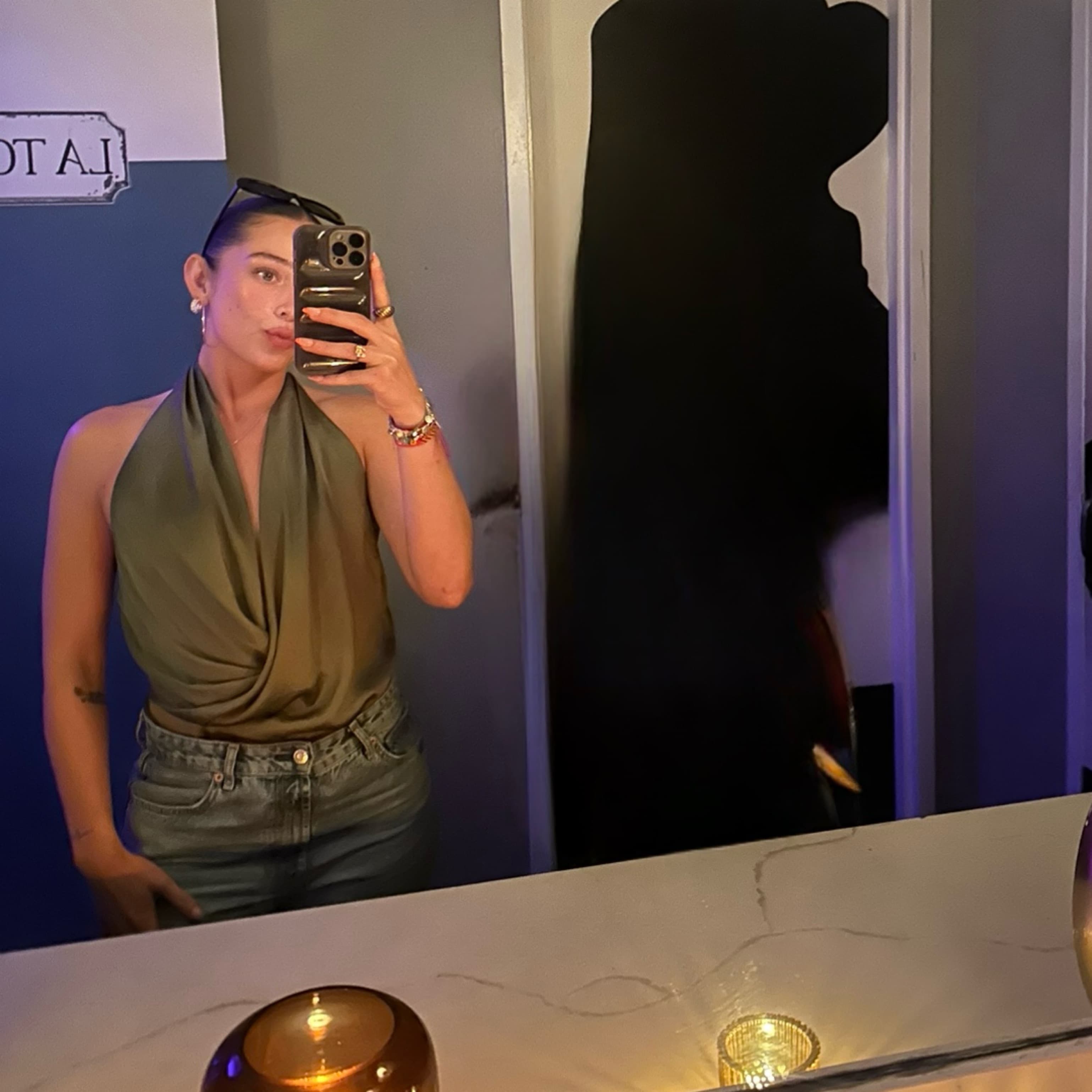 Aritzia Satin Blouse - Martini - Image 4