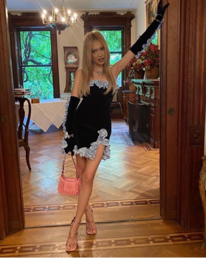 Miscreants mini dress with gloves - Image 4