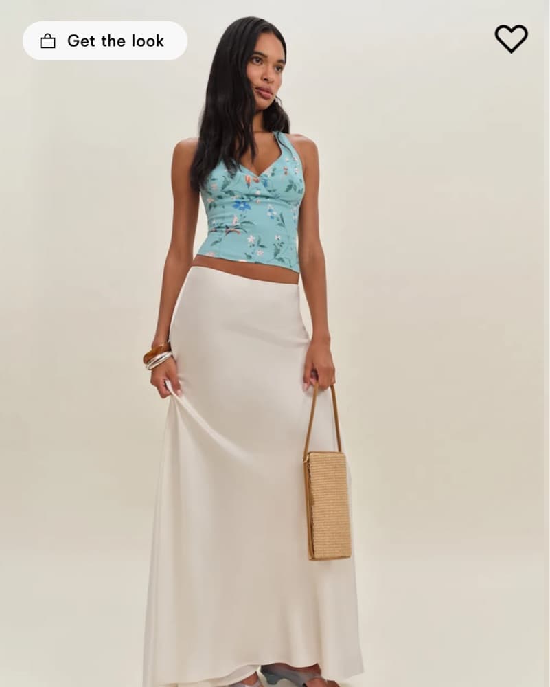 Reformation Floral Halter Top - Image 2