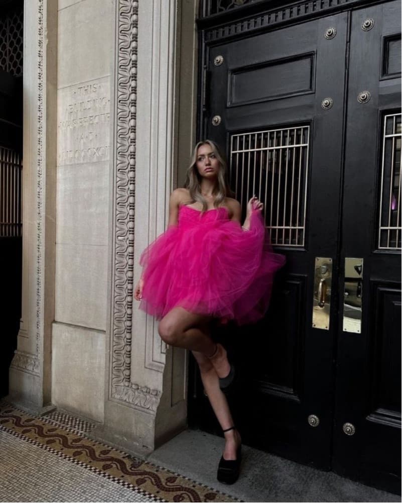 NBD Francoise Mini Dress Pink - Image 1