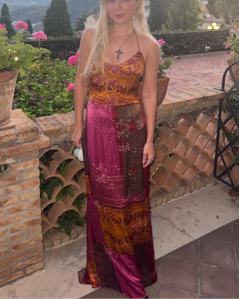 Badgely mischka Silk Maxi Dress - Image 2