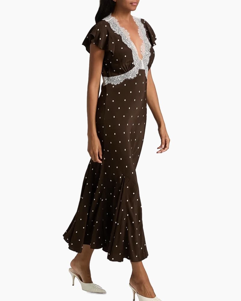 Rails Chocolate Brown Polka Dot Dress - Image 2
