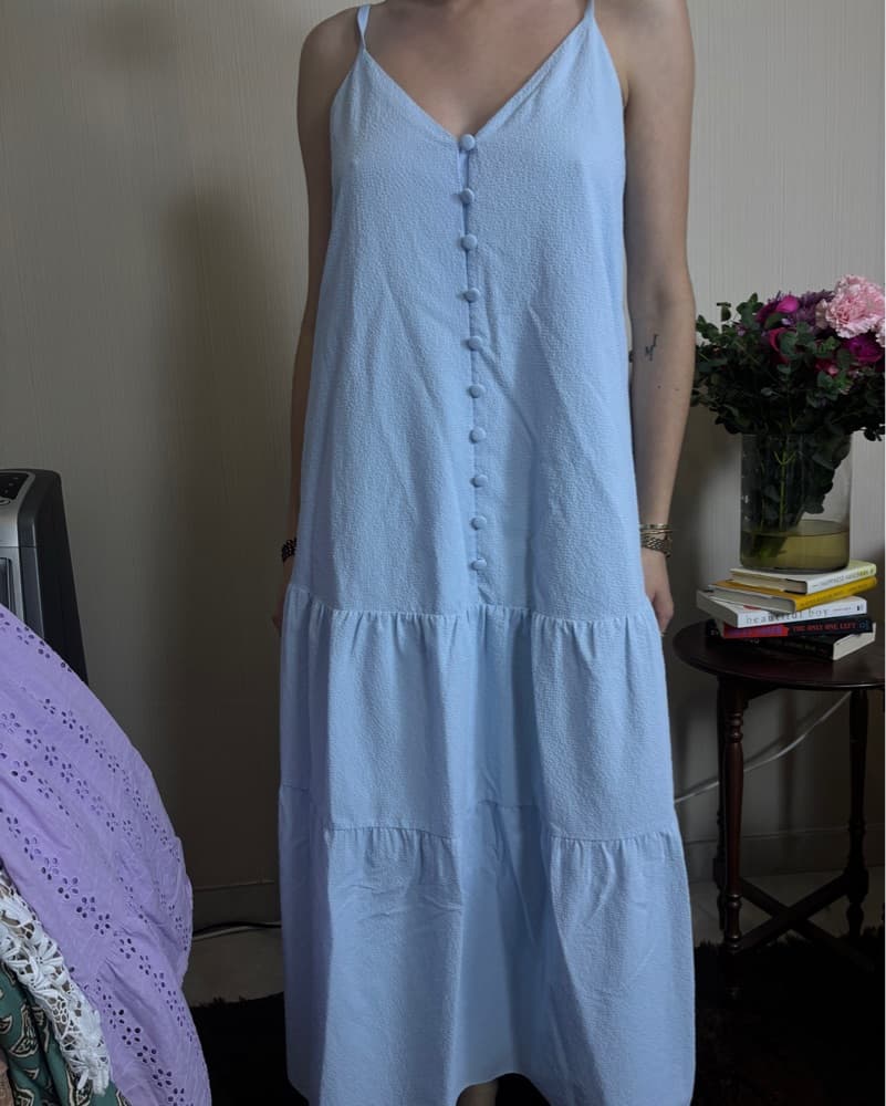 Ted Baker Light Blue Maxi Dress - Image 2