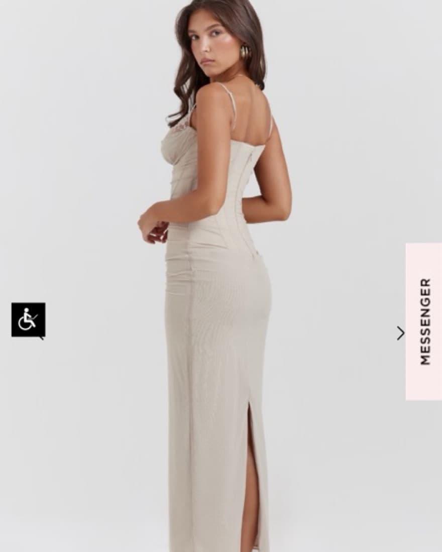 Elegant Ruched Maxi Dress - Image 6