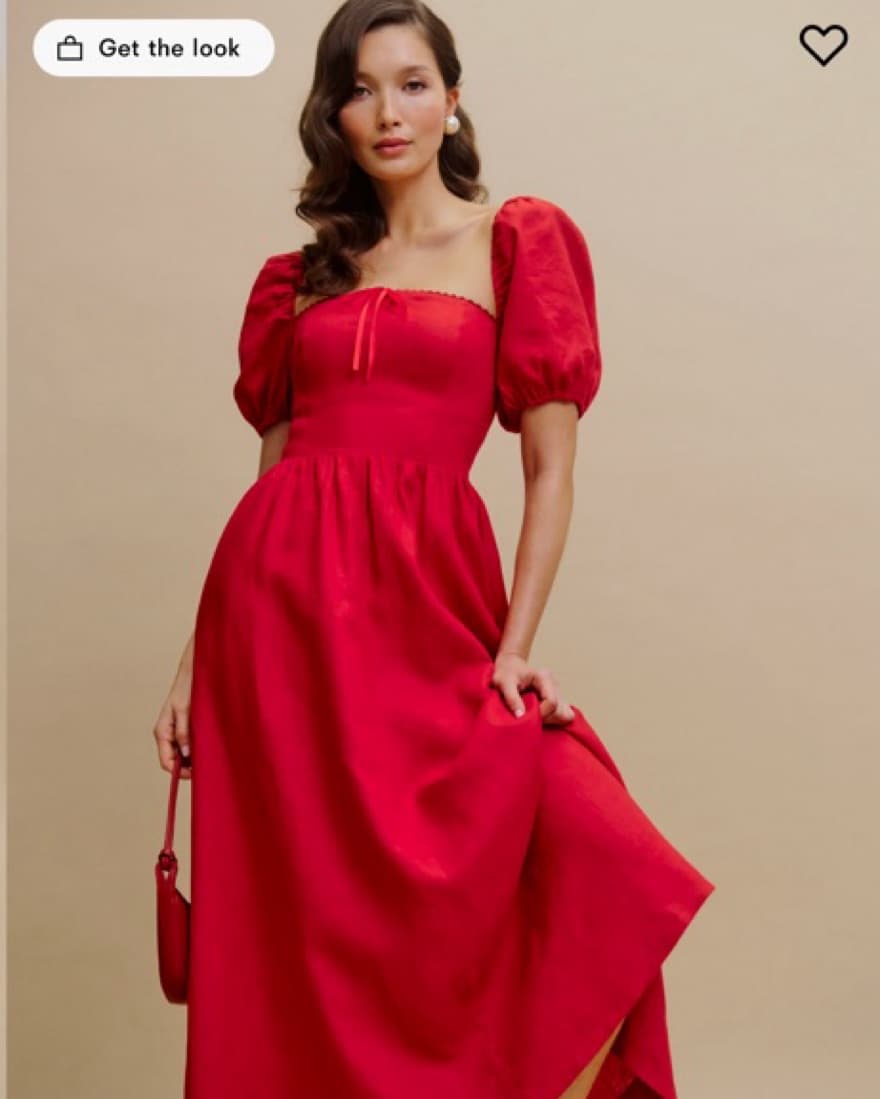 Reformation Marella Linen Dress  - Image 3