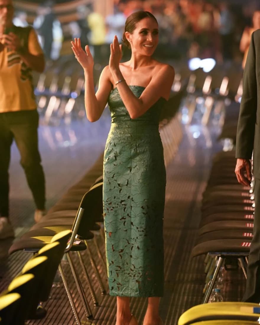 Cult Gaia Sienna Teal Dress - Image 3