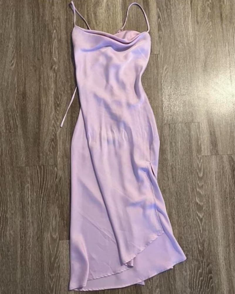 ASTR The Label Satin Midi Dress - Image 5