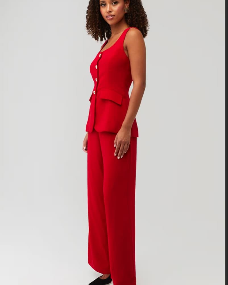 Amanda Uprichard Red Jumpsuit - Image 2