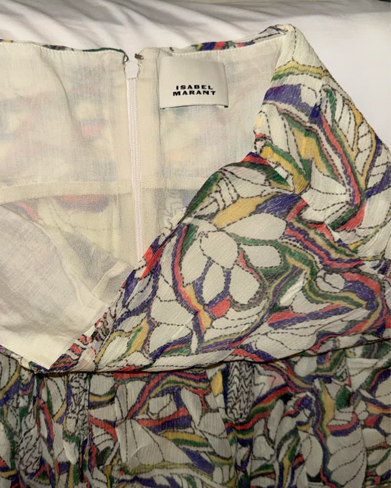 Colorful Abstract Pattern ‘Lysea’ Skirt - Image 5