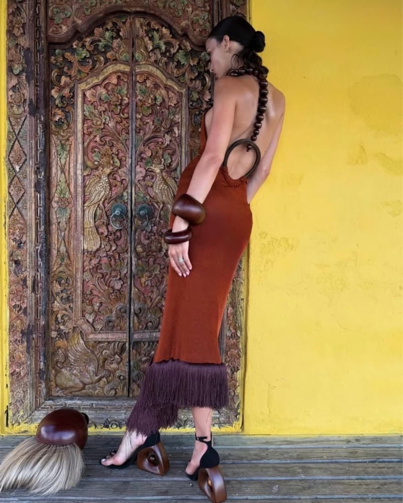 Anko Figurine Halter Dress  - Image 2