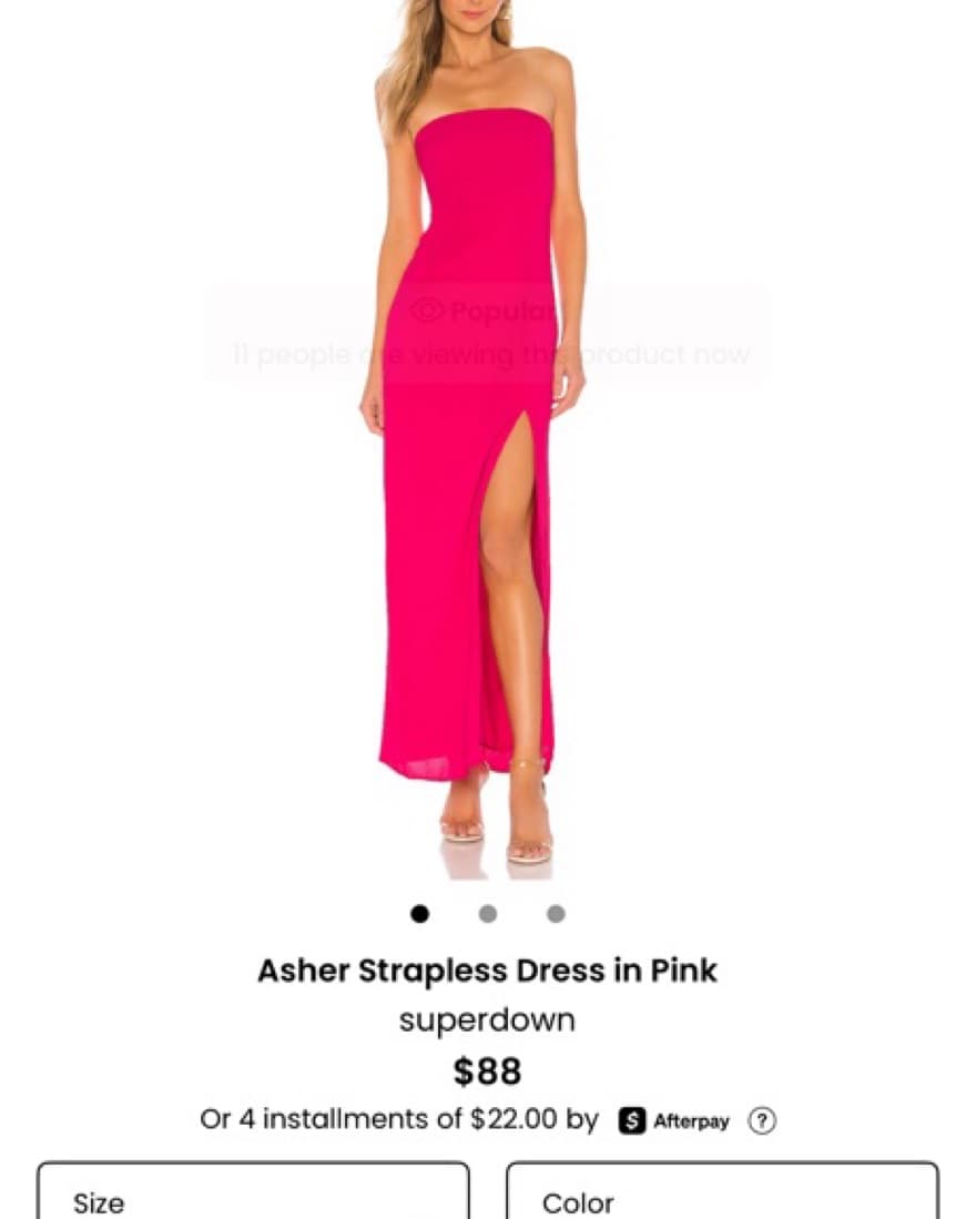 Superdown Strapless Dress - Image 2