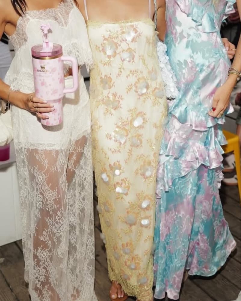 Sequin Flower Dress - Image 2