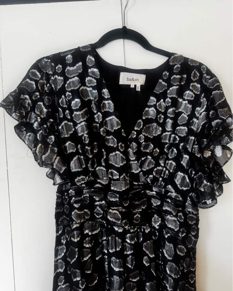 BA&SH Lady Metallic Dress - Image 2