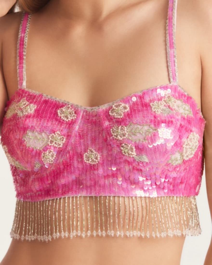 LoveShackFancy Maeve Crop top - Image 2
