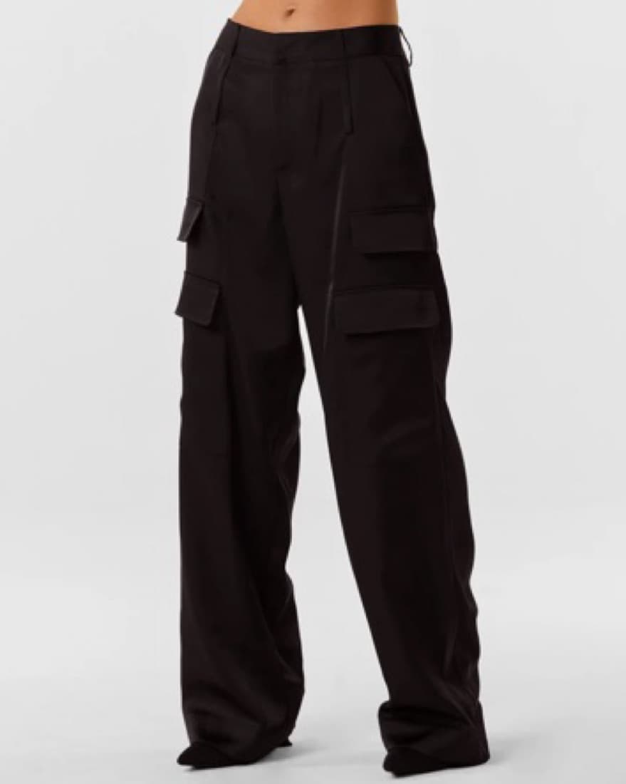 The Noli Shop Satin Cargo Pants - Image 1