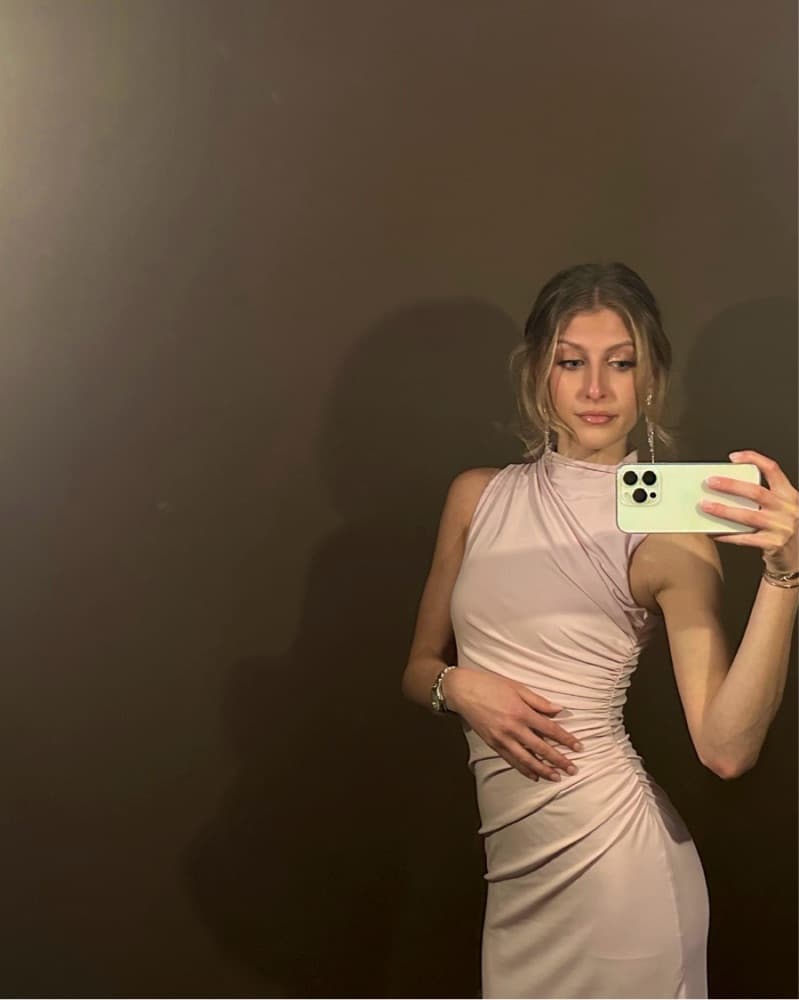 Zara Draped Dress - Image 4