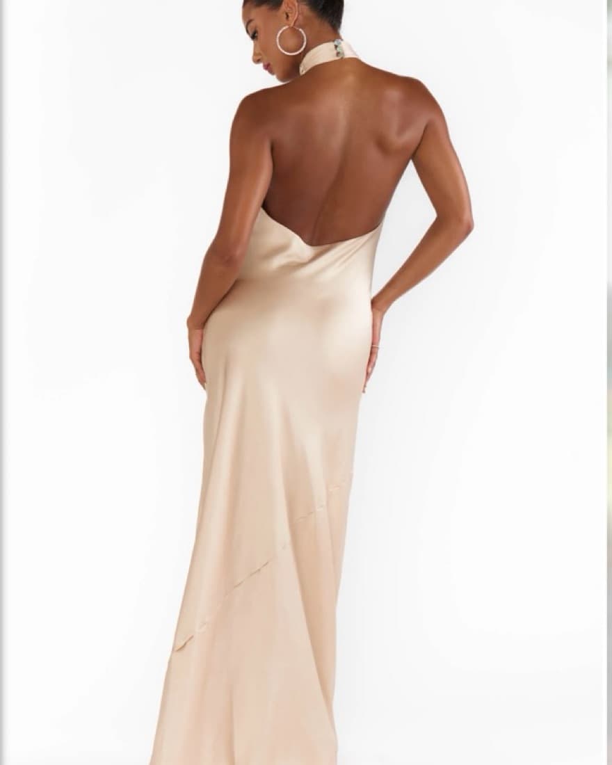 Jasmine Halter Dress - Image 3