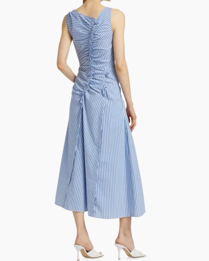 Aknvas Dana Striped Asymmetric Dress - Image 3