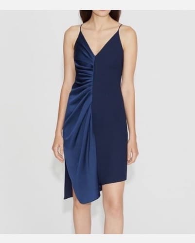 Halston Heritage Navy Dress - Image 1
