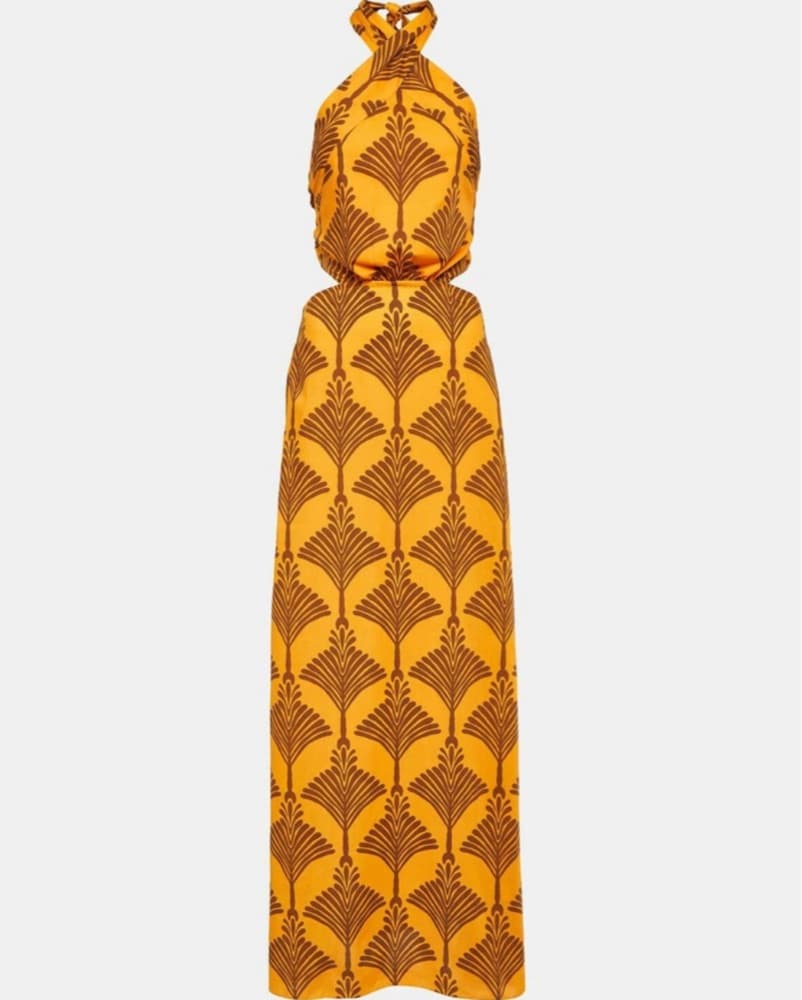 Johanna Ortiz Halter Print Maxi  - Image 1