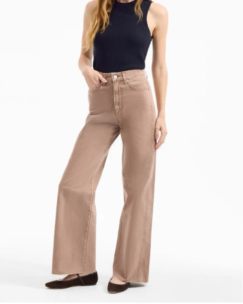 Veronica Beard Taylor Wide Leg Jean - Image 1