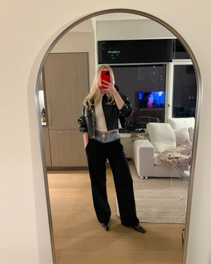 Frame le Mix Pinstripe Trouser - Image 2