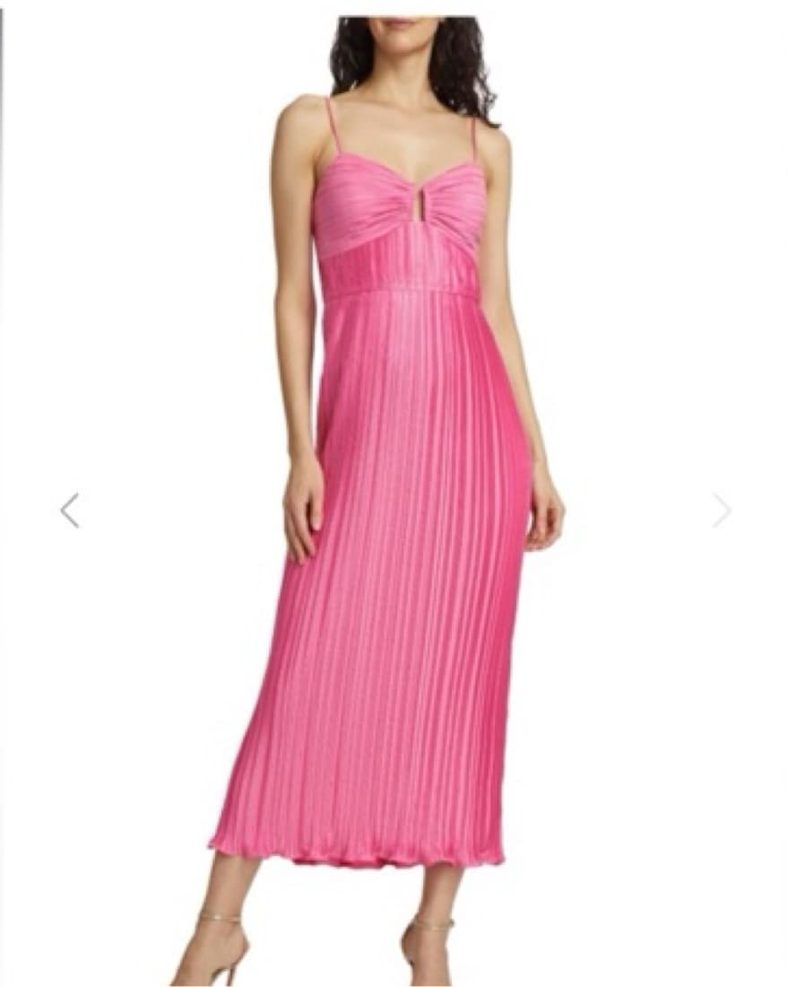 Amur Dannie Pleated Midi Dressr - Image 6