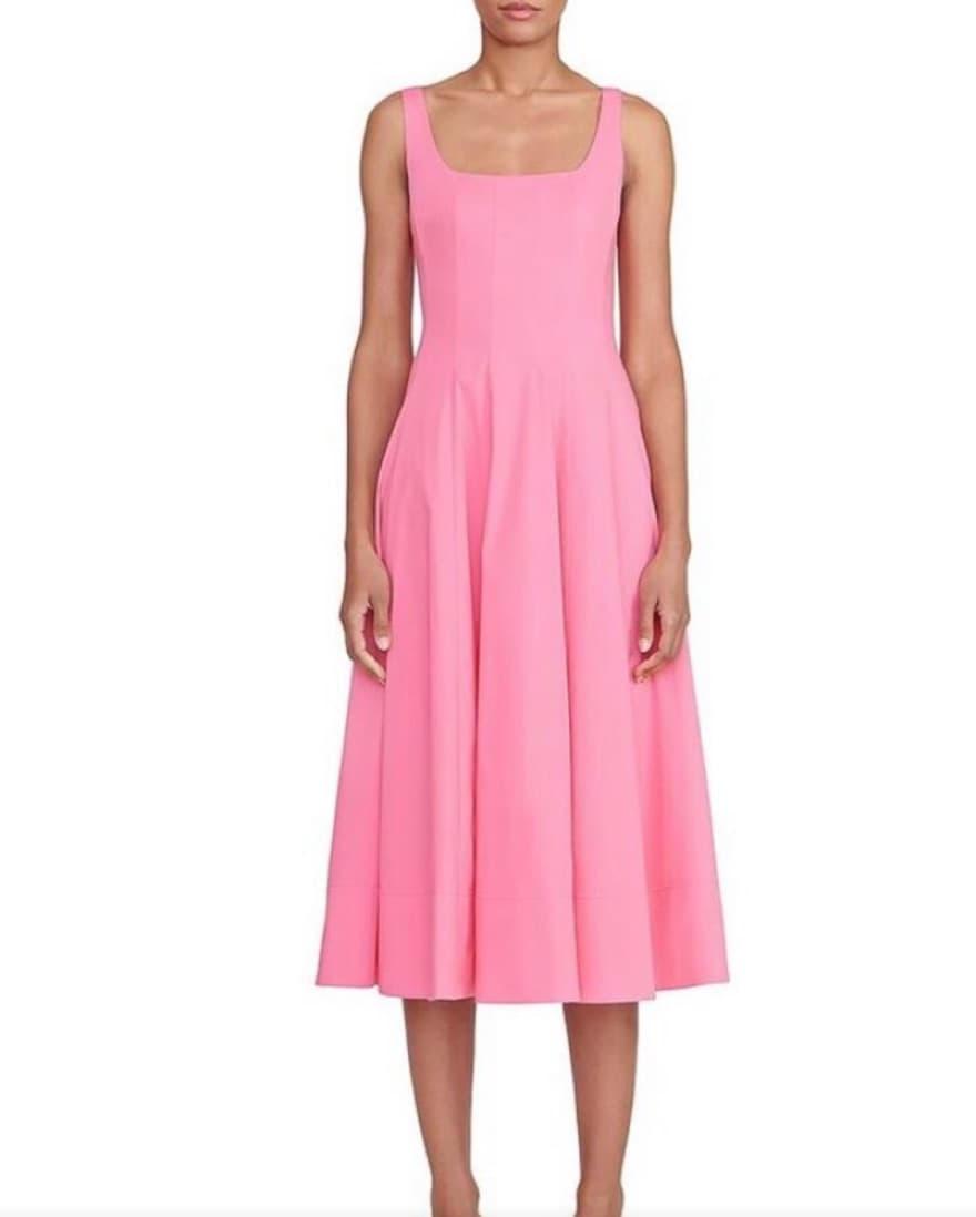 Staud Wells Dress In Pink - Image 1