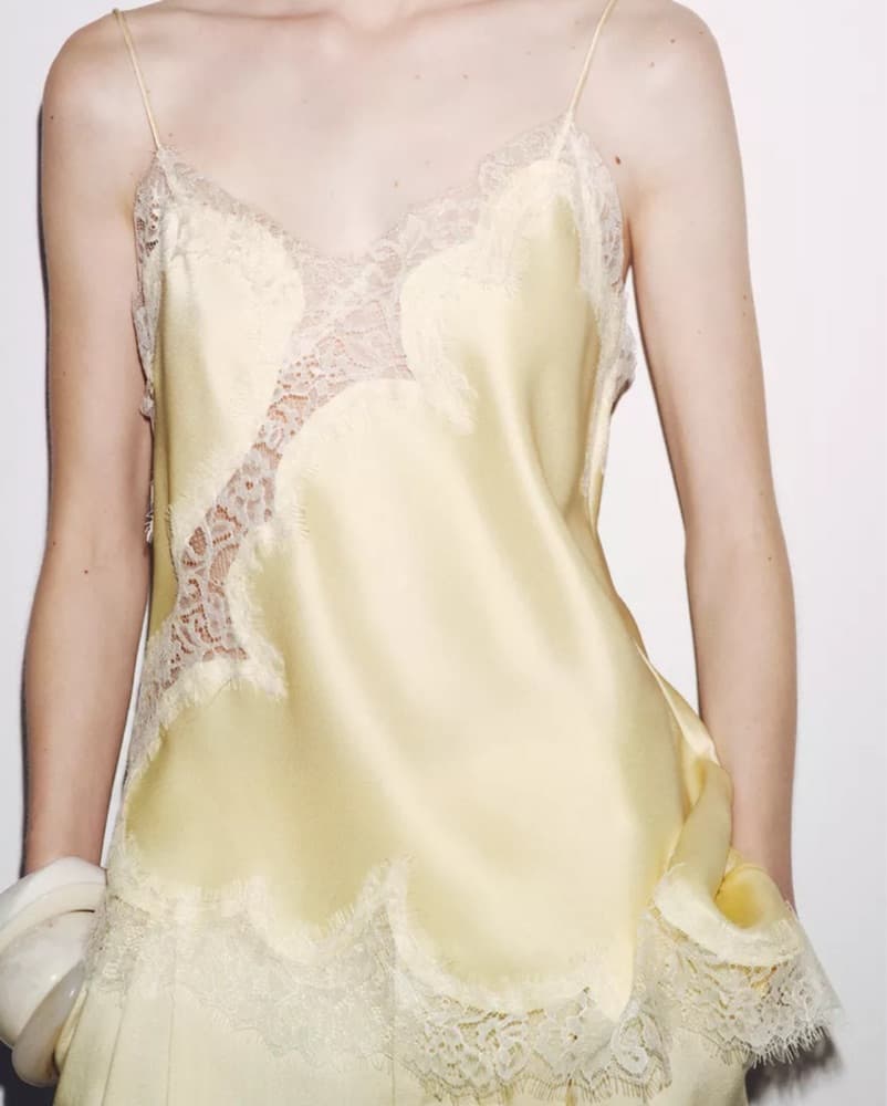 Zara Silk Lace Cami - Image 2