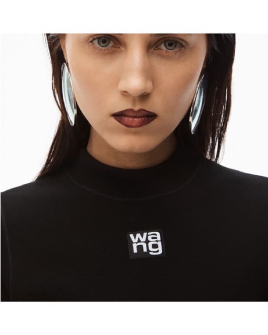 Alexander Wang Mock Neck Tee Dress - Image 6