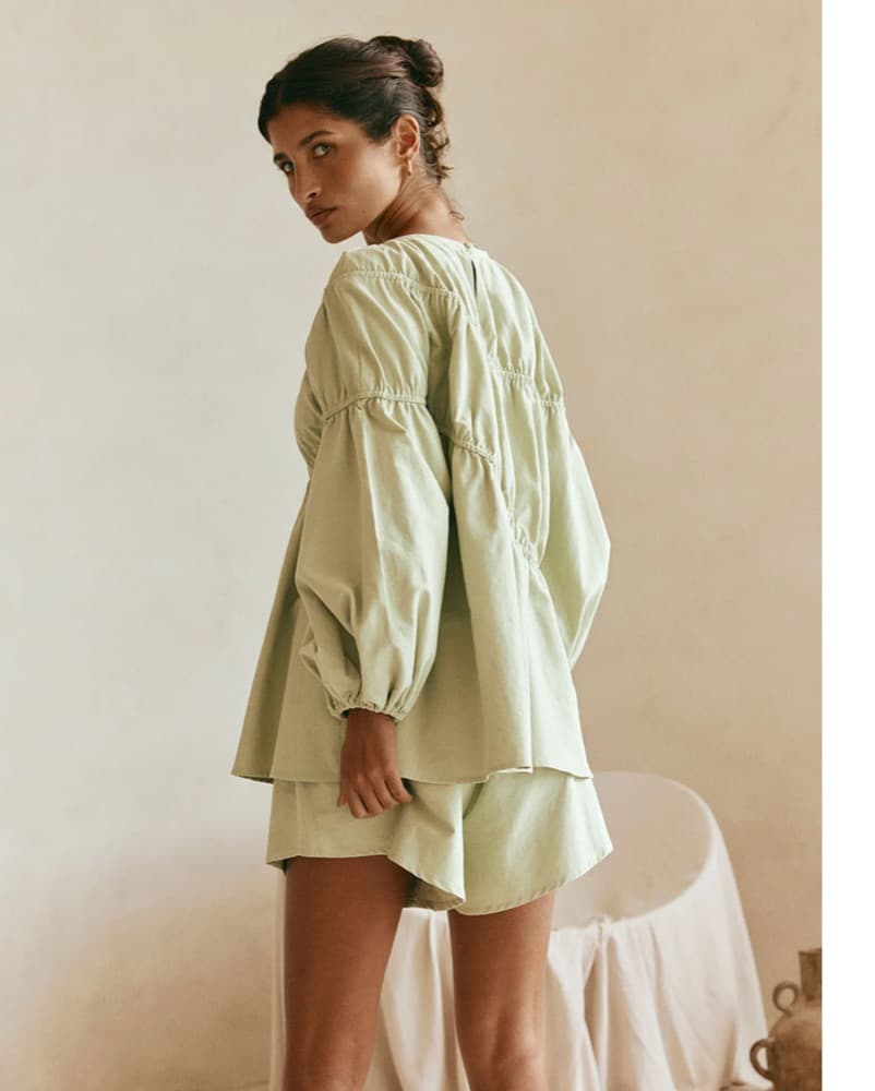 Sabo Mint Shorts Set - Image 3