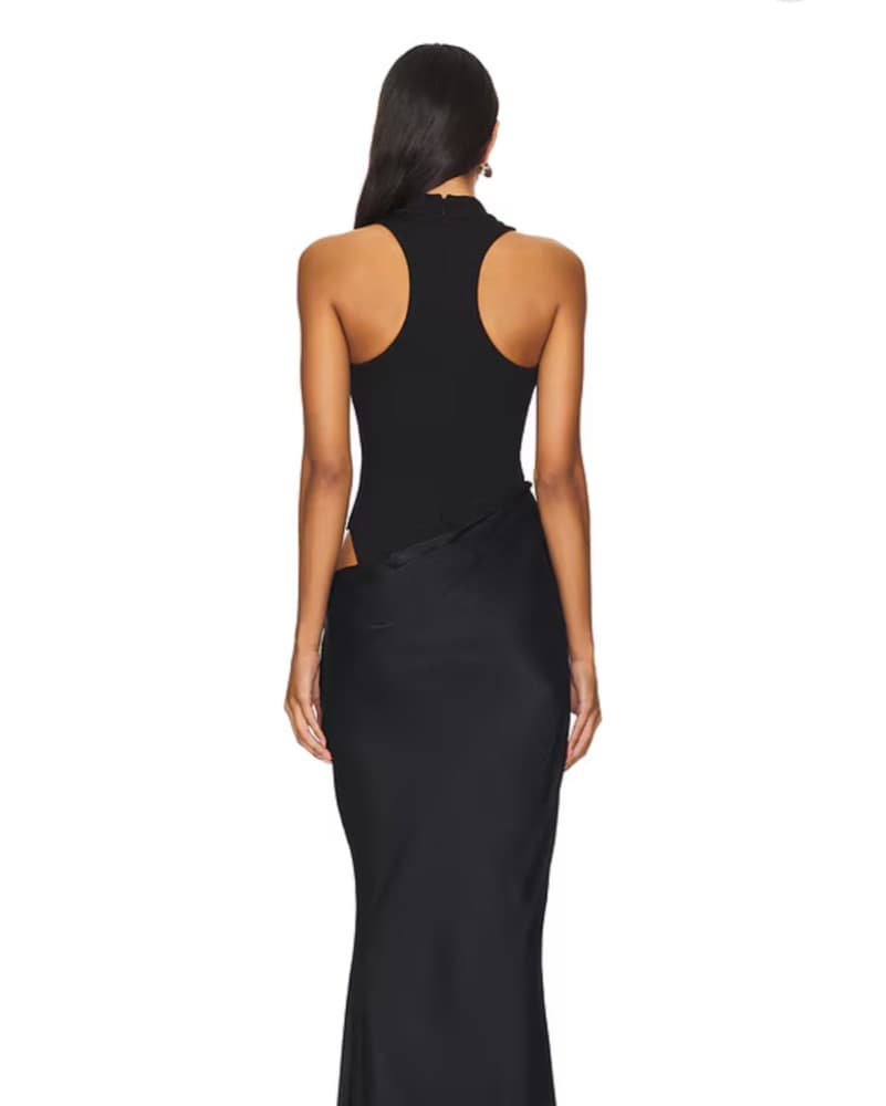 Estrella Maxi Dress in Black - Image 3