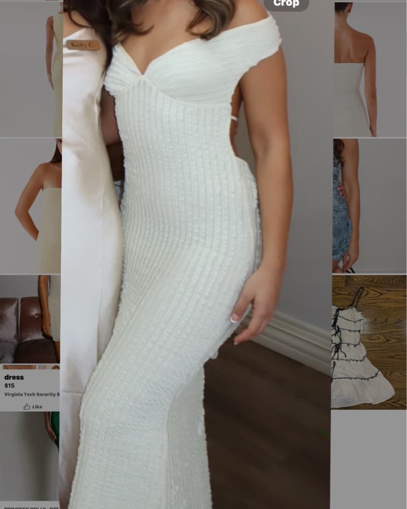 Ivory Peppermayo Long Dress - Image 3