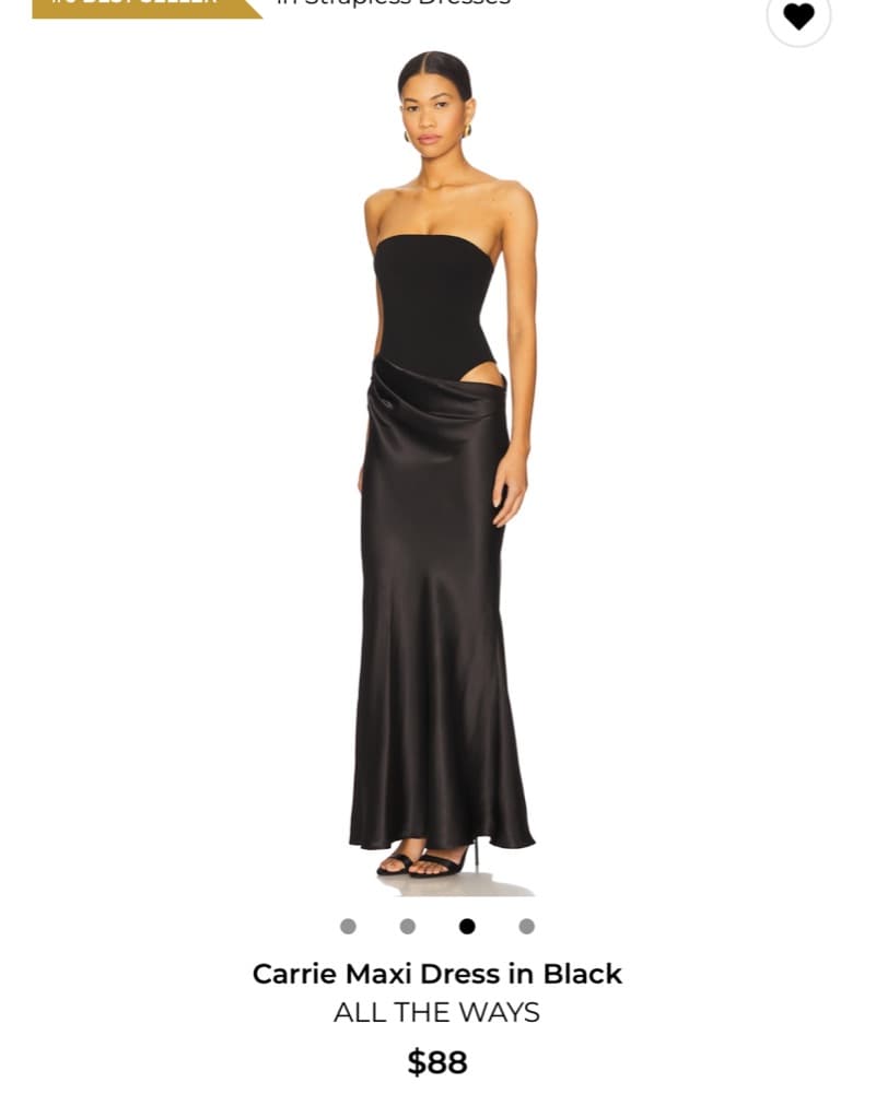 Elegant Black Maxi Dress - Image 3