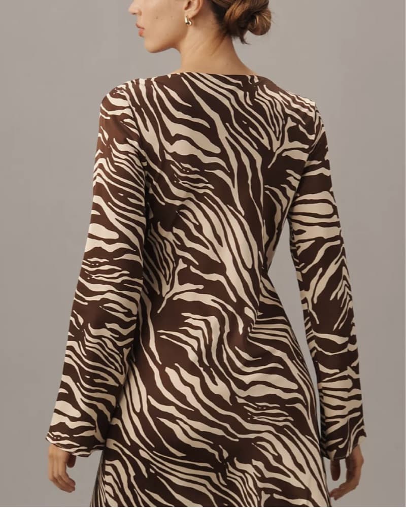 Reformation Pike Zebra Dress - Image 2