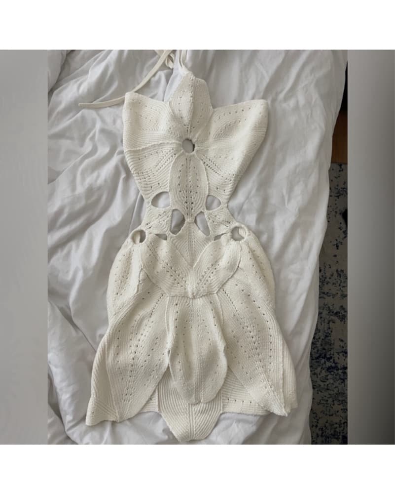 Cult gaia floreana Knit Crochet Dress XS - Image 3