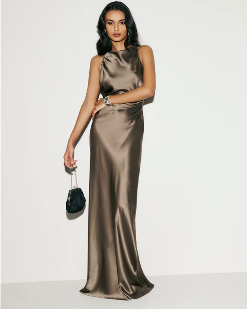 Reformation Anaiis Silk Drewss - Image 1