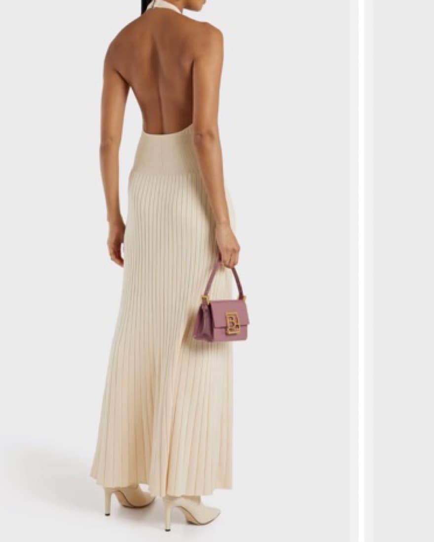 A.L.C. Ribbed-knit Halterneck Dress - Image 2