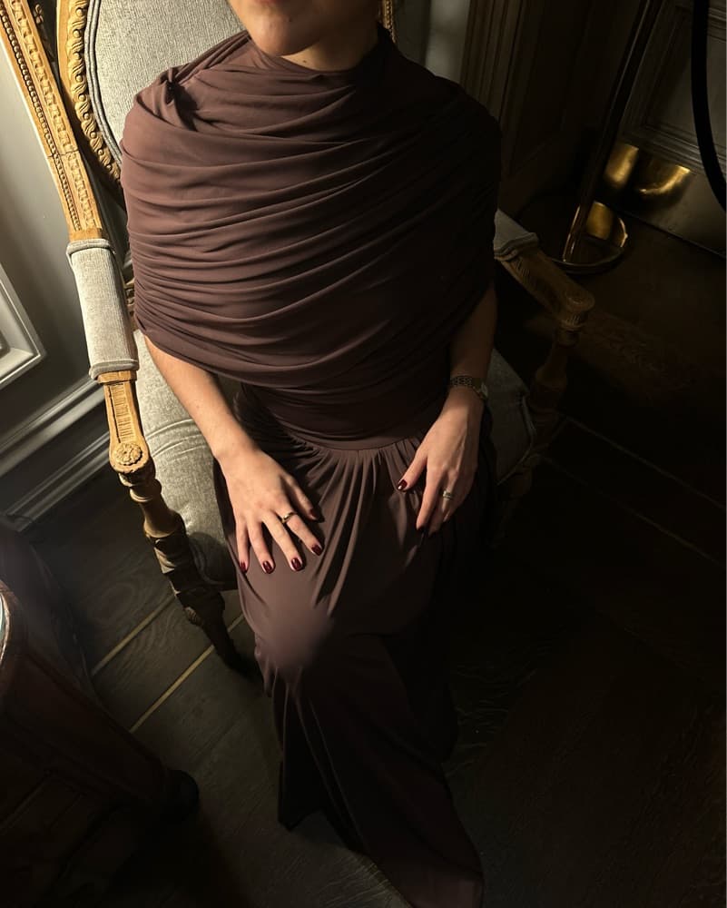 Miss Rossier Brown Catherine Dress - Image 3