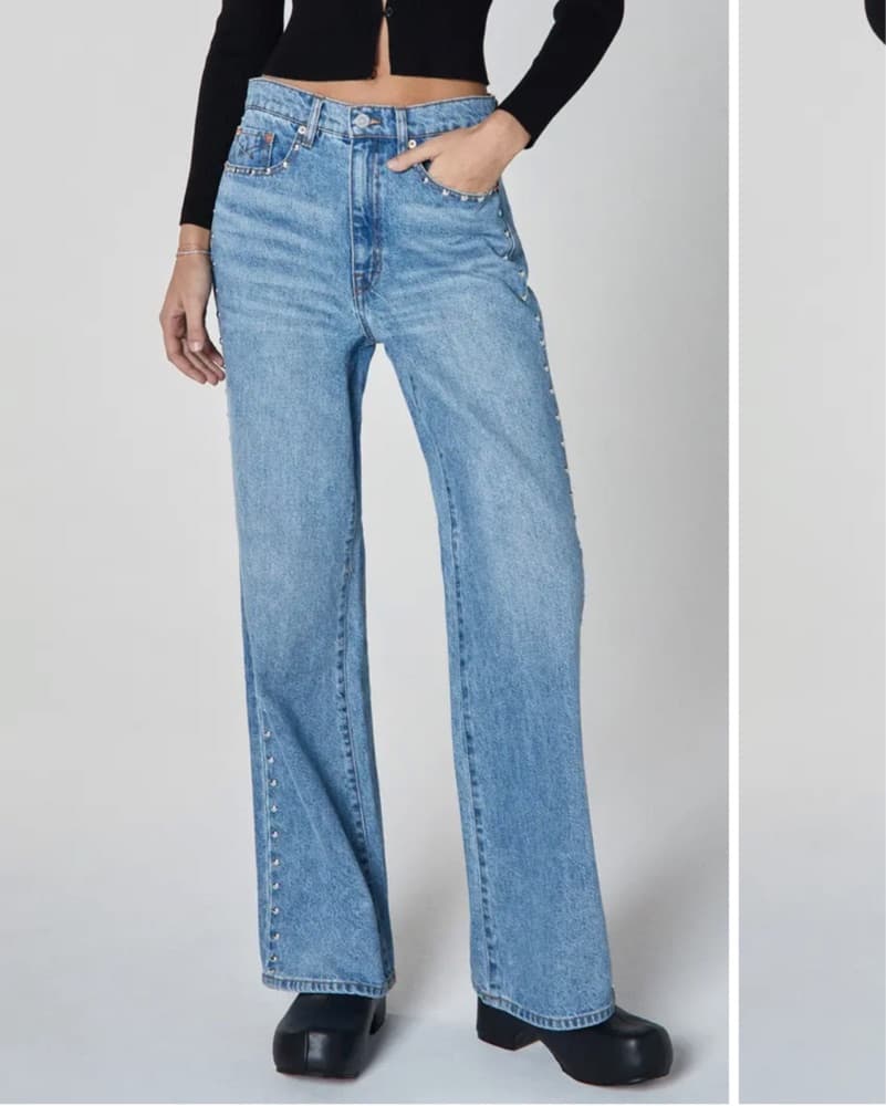Jolene Studded High Waist Jeans - Image 1