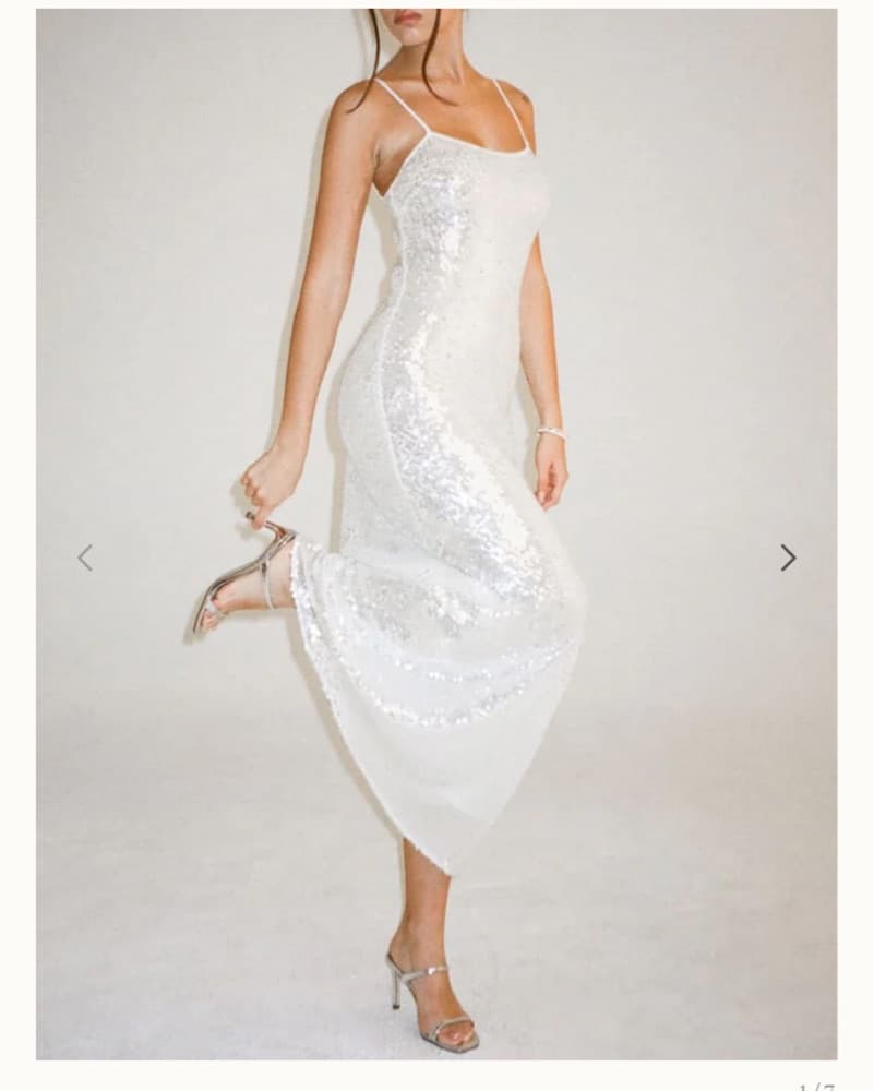 Rumored Vintage slip Maxi Dress - Image 2