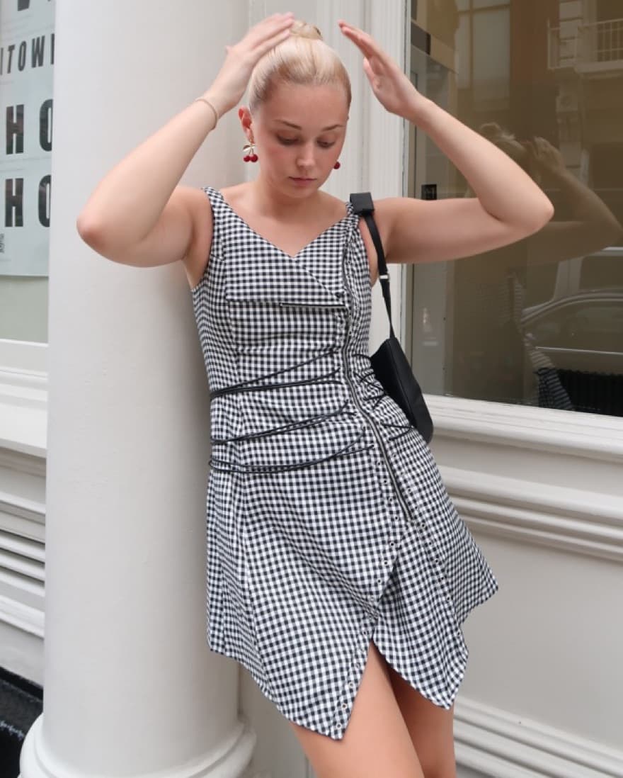 miaou gingham dress - Image 1