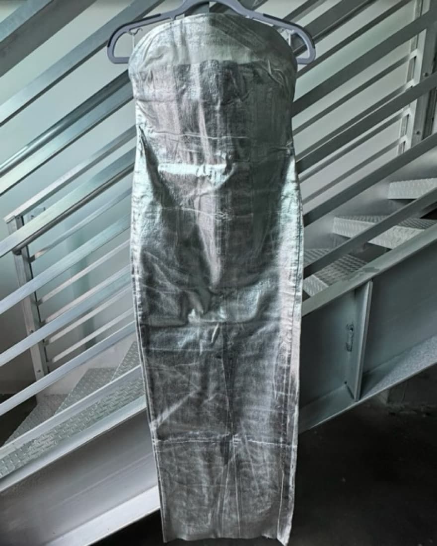 Zara Silver Dress - Image 1