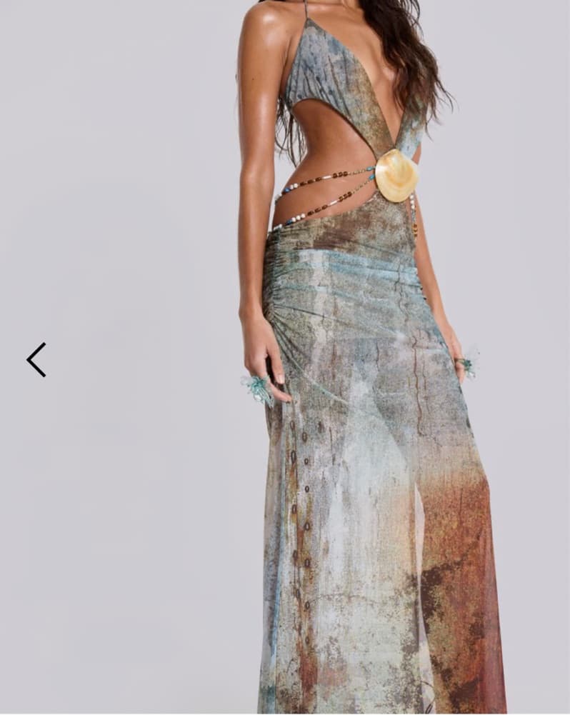 Jaded London Vida Backless Maxi Dress  - Image 3